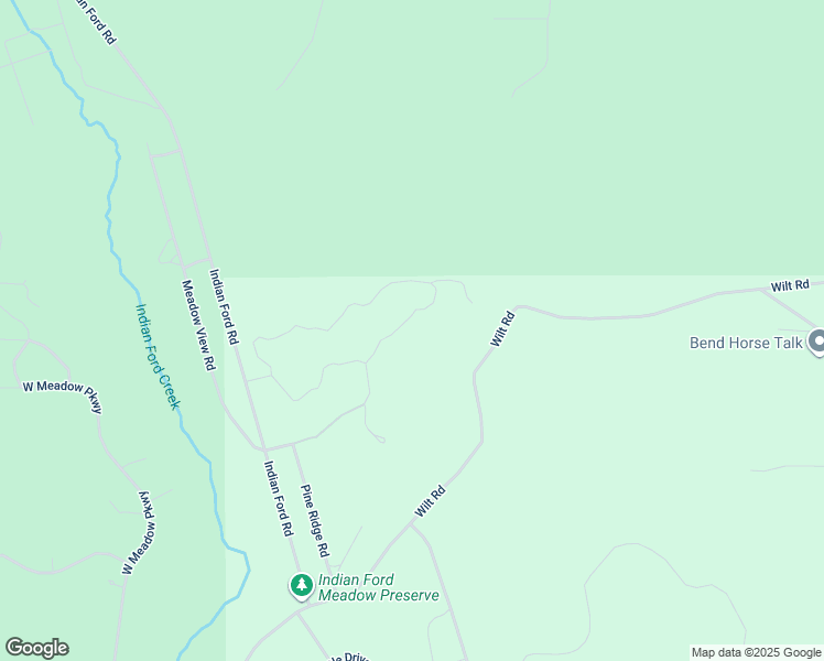 map of restaurants, bars, coffee shops, grocery stores, and more near 16075 Fox Ridge Circle in Sisters