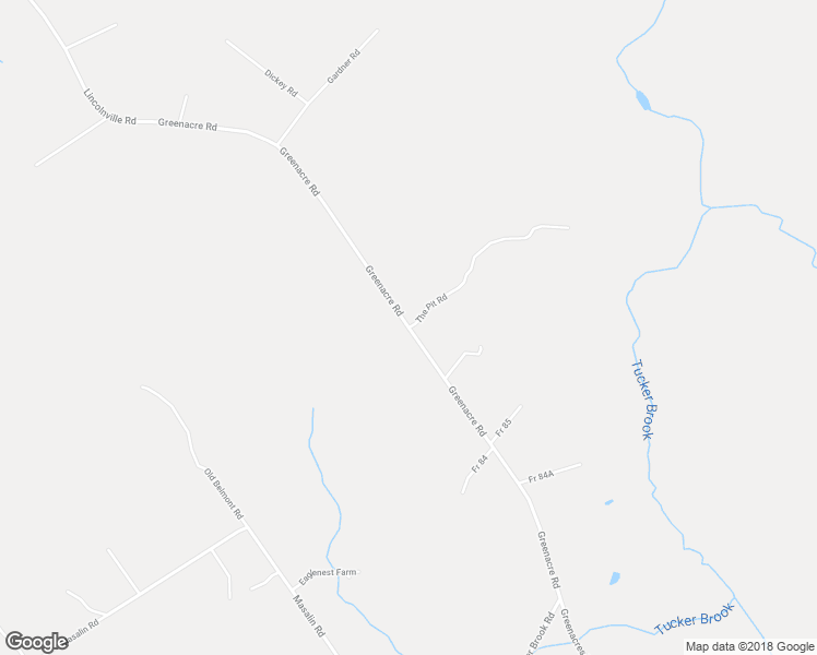 map of restaurants, bars, coffee shops, grocery stores, and more near Greenacre Road in Lincolnville