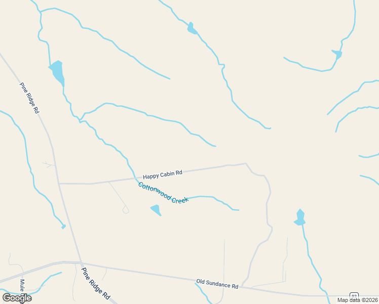 map of restaurants, bars, coffee shops, grocery stores, and more near 63 Happy Cabin Road in Moorcroft