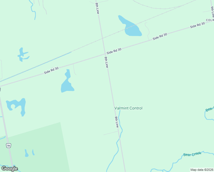 map of restaurants, bars, coffee shops, grocery stores, and more near 8th Line in Utopia