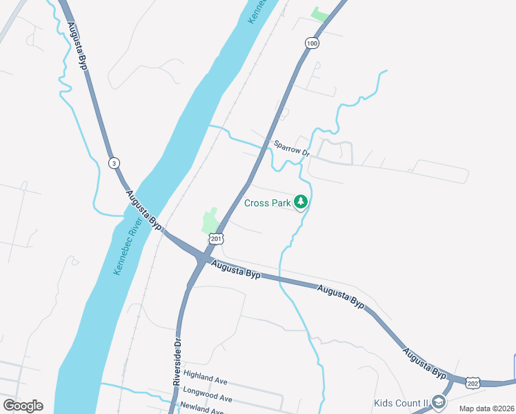 map of restaurants, bars, coffee shops, grocery stores, and more near 16 Linwood Avenue in Augusta