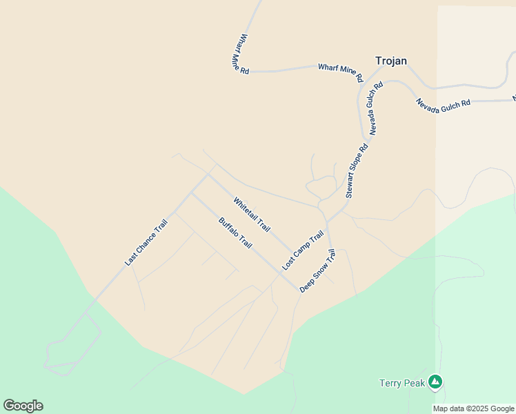 map of restaurants, bars, coffee shops, grocery stores, and more near 11030 Whitetail Trail in Lead
