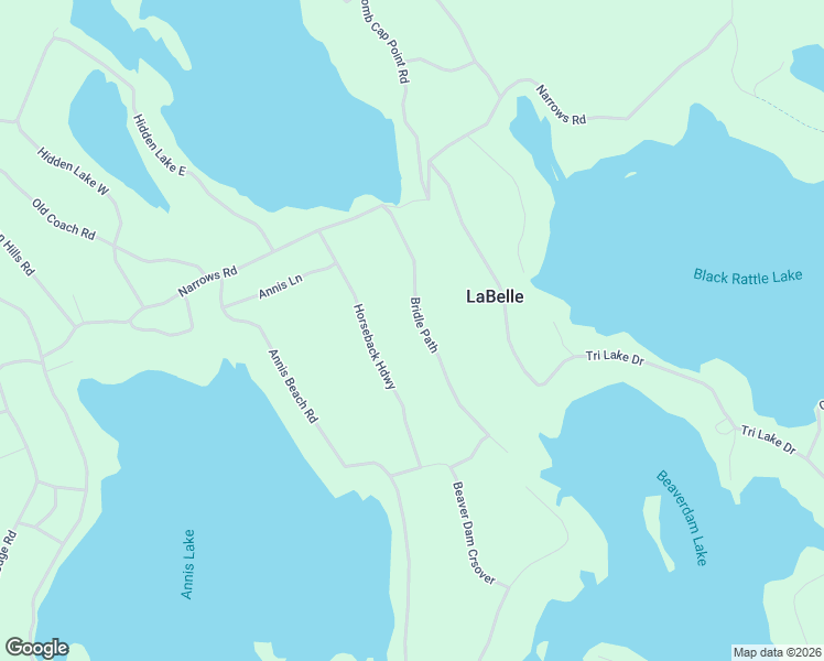 map of restaurants, bars, coffee shops, grocery stores, and more near 9 Bridle Path in LaBelle