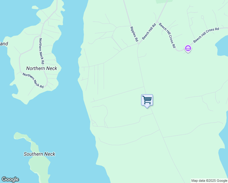 map of restaurants, bars, coffee shops, grocery stores, and more near Glendon Way in Mount Desert