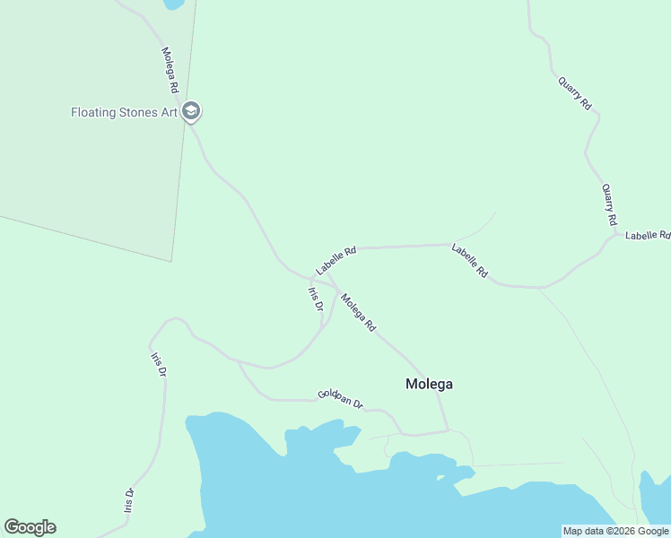 map of restaurants, bars, coffee shops, grocery stores, and more near 2163 Labelle Road in South Brookfield