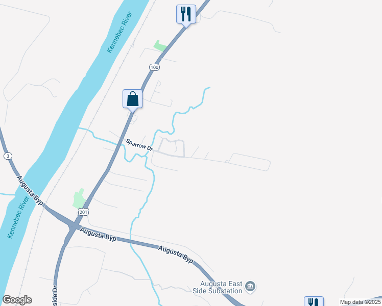 map of restaurants, bars, coffee shops, grocery stores, and more near 4 Holly Hill Lane in Augusta