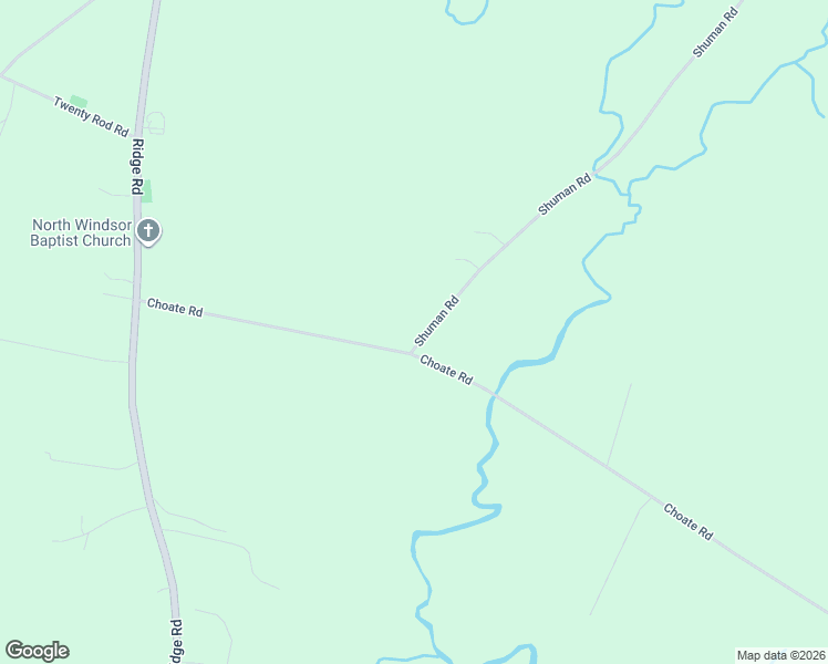 map of restaurants, bars, coffee shops, grocery stores, and more near 6 Shuman Road in Windsor