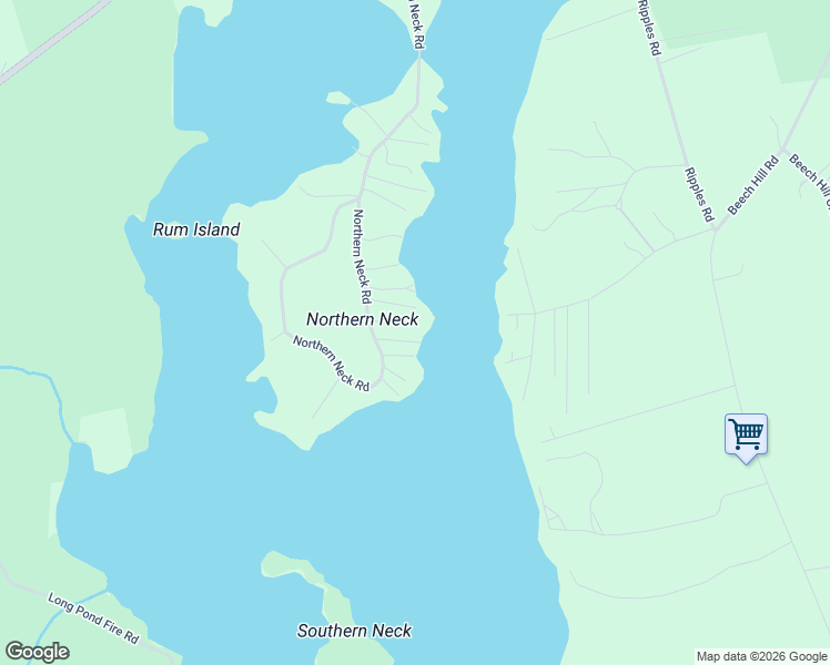 map of restaurants, bars, coffee shops, grocery stores, and more near 124 Northern Neck Road in Mount Desert