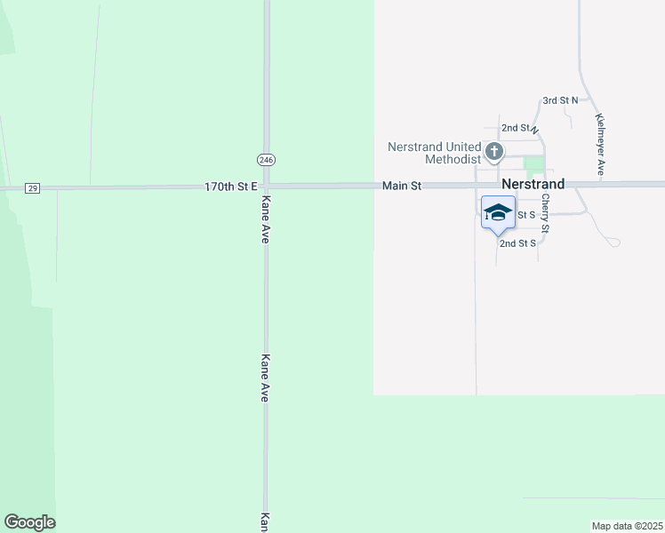map of restaurants, bars, coffee shops, grocery stores, and more near in Nerstrand