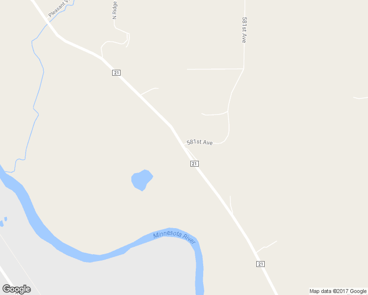 map of restaurants, bars, coffee shops, grocery stores, and more near 58696 Co Highway 21 in New Ulm