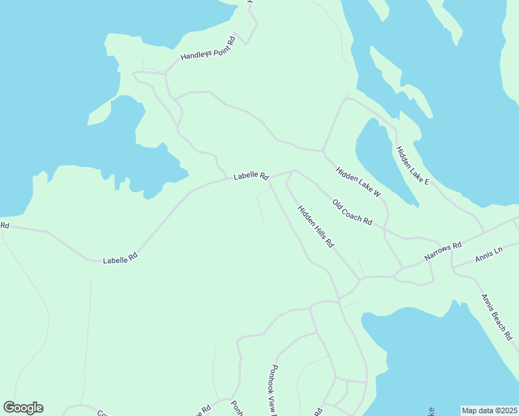 map of restaurants, bars, coffee shops, grocery stores, and more near Hunts Camp Lane in Region of Queens Municipality