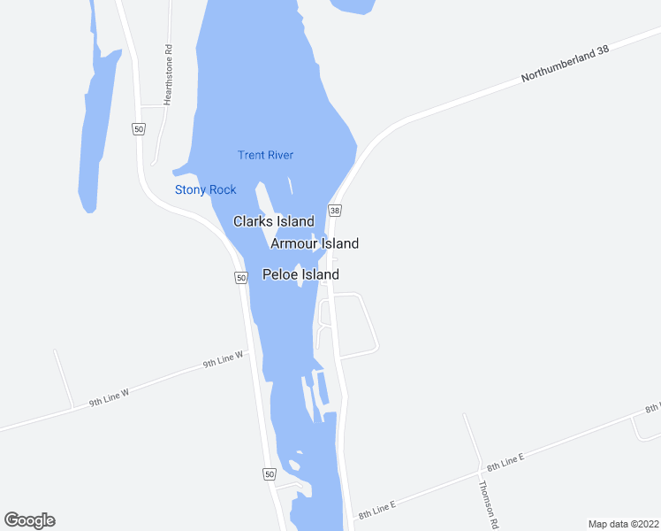 map of restaurants, bars, coffee shops, grocery stores, and more near 977 County Road 38 in Harcourt