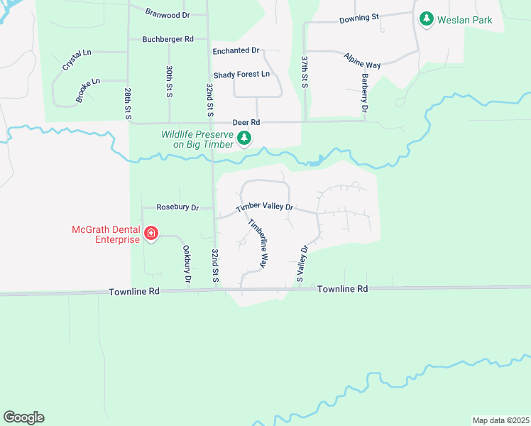 map of restaurants, bars, coffee shops, grocery stores, and more near 6111 Timberline Way in Wisconsin Rapids