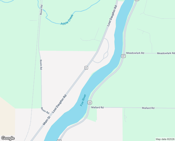 map of restaurants, bars, coffee shops, grocery stores, and more near 4167-4399 Lost Dauphin Road in De Pere