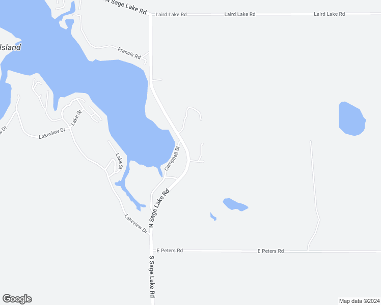 map of restaurants, bars, coffee shops, grocery stores, and more near 220 North Sage Lake Road in Hale