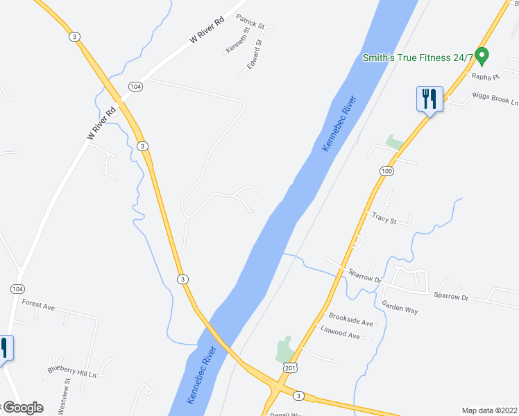 map of restaurants, bars, coffee shops, grocery stores, and more near in Augusta