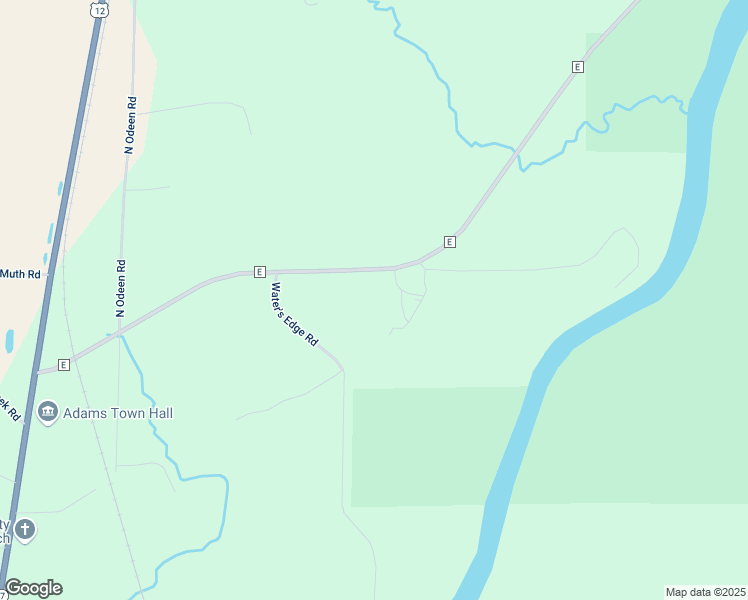 map of restaurants, bars, coffee shops, grocery stores, and more near N7610 County Road E in Black River Falls