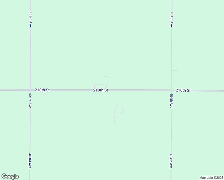 map of restaurants, bars, coffee shops, grocery stores, and more near 40354 210th Street in Huron