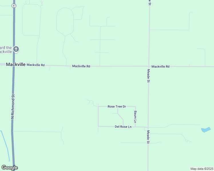 map of restaurants, bars, coffee shops, grocery stores, and more near W4221 Mackville Road in Appleton