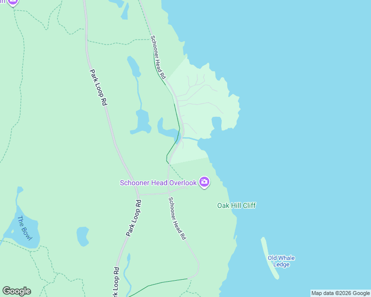 map of restaurants, bars, coffee shops, grocery stores, and more near 472 Schooner Head Road in Bar Harbor