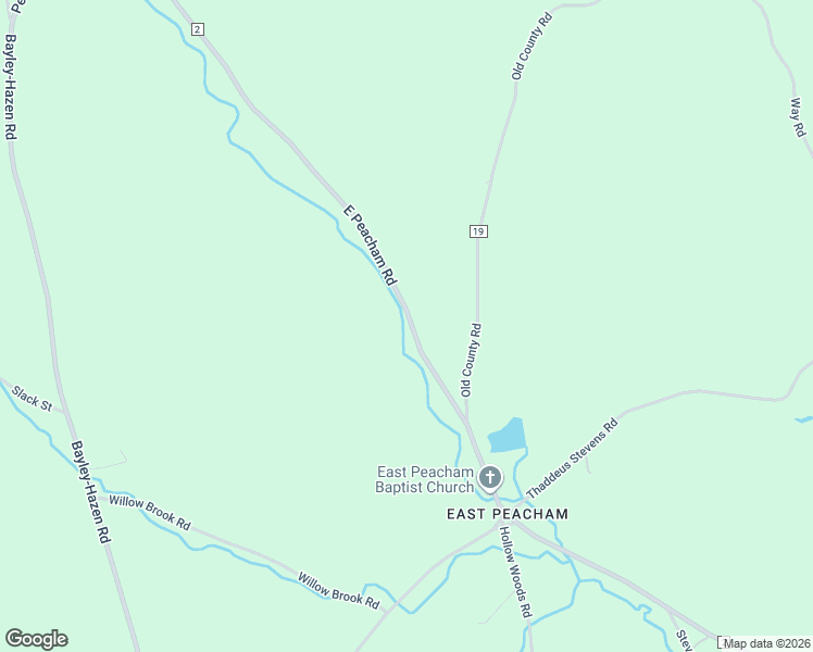 map of restaurants, bars, coffee shops, grocery stores, and more near 1272 East Peacham Road in Peacham