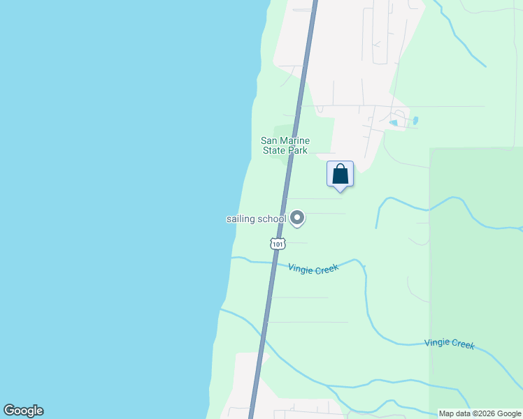 map of restaurants, bars, coffee shops, grocery stores, and more near 4711 U.S. 101 in Yachats