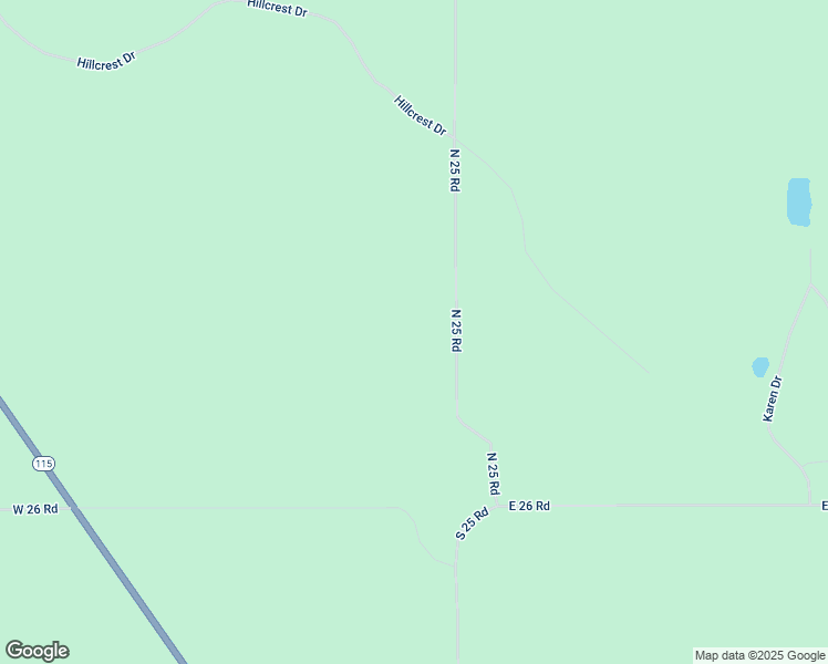map of restaurants, bars, coffee shops, grocery stores, and more near 353 North 25 Road in Boon