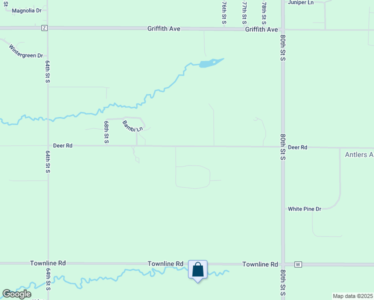 map of restaurants, bars, coffee shops, grocery stores, and more near 7320 Deer Road in Wisconsin Rapids