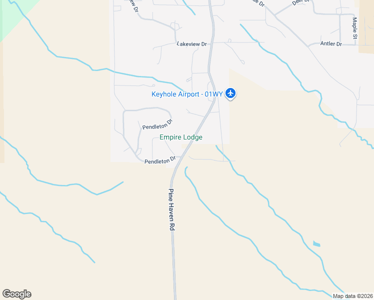 map of restaurants, bars, coffee shops, grocery stores, and more near 115 Pine Haven Rd in Moorcroft