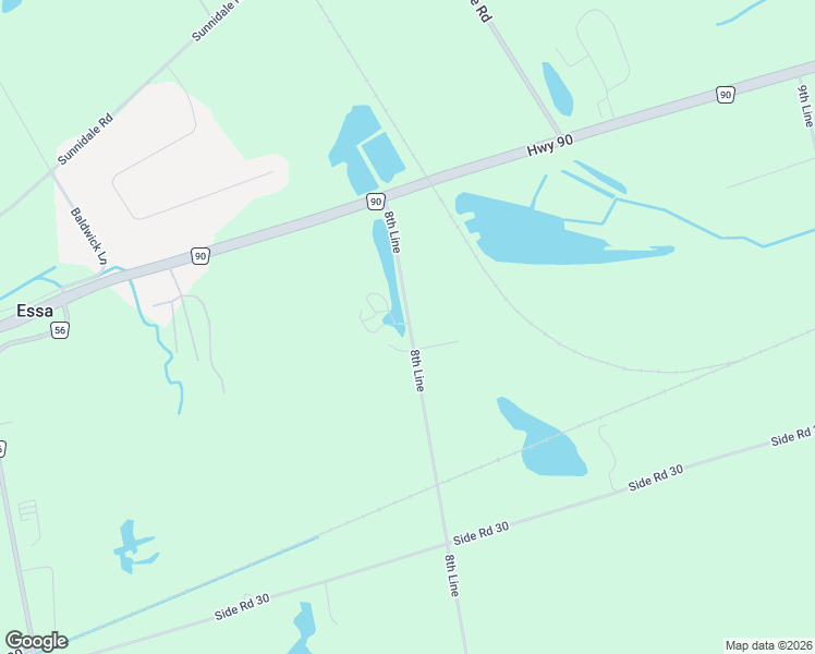 map of restaurants, bars, coffee shops, grocery stores, and more near 8785 8th Line in Utopia