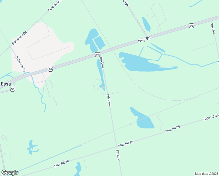 map of restaurants, bars, coffee shops, grocery stores, and more near 8785 8th Line in Utopia