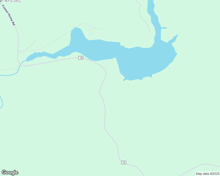 map of restaurants, bars, coffee shops, grocery stores, and more near Forest Home Road in Lake Clear