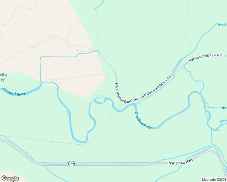 map of restaurants, bars, coffee shops, grocery stores, and more near 8892 Northwest Campbell Ranch Road in Prineville