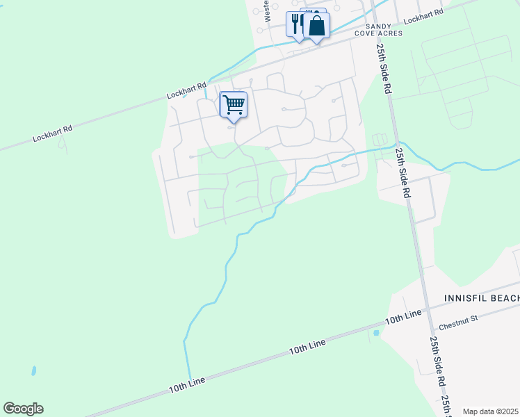 map of restaurants, bars, coffee shops, grocery stores, and more near in 