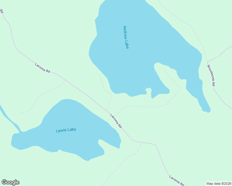 map of restaurants, bars, coffee shops, grocery stores, and more near 50 Andrew Lake Road in Laconia
