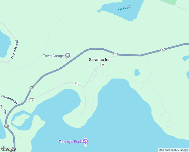 map of restaurants, bars, coffee shops, grocery stores, and more near in Saranac Inn
