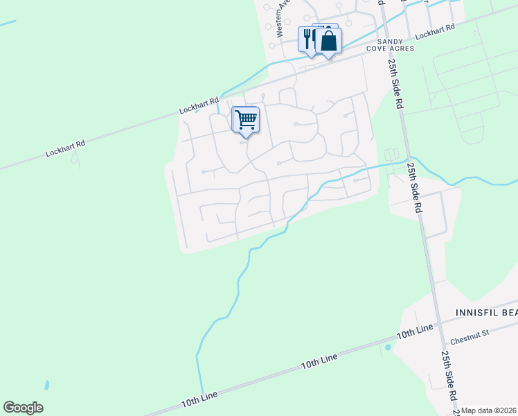 map of restaurants, bars, coffee shops, grocery stores, and more near in 