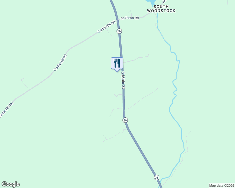 map of restaurants, bars, coffee shops, grocery stores, and more near 1168 South Main Street in Woodstock