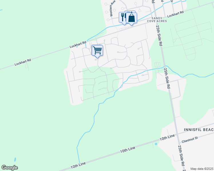 map of restaurants, bars, coffee shops, grocery stores, and more near in 