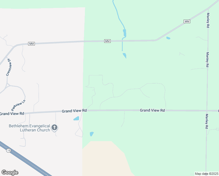 map of restaurants, bars, coffee shops, grocery stores, and more near N2987 Manorwood Lane in Hortonville