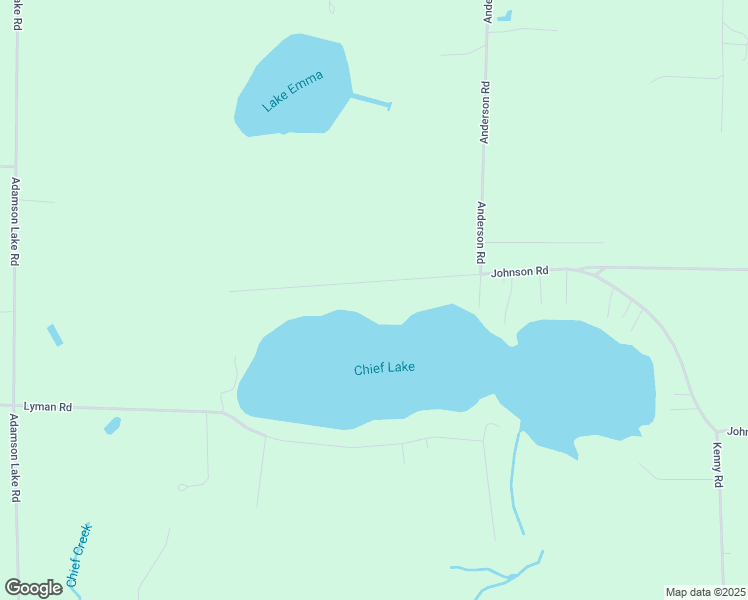 map of restaurants, bars, coffee shops, grocery stores, and more near 8783 Johnson Road in Kaleva