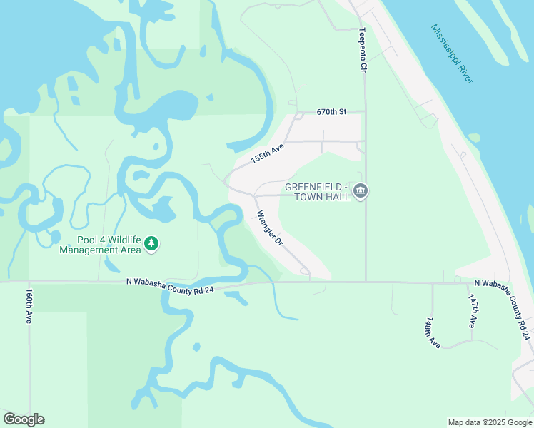 map of restaurants, bars, coffee shops, grocery stores, and more near 66568 Wrangler Drive in Wabasha