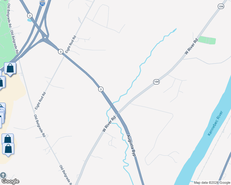 map of restaurants, bars, coffee shops, grocery stores, and more near in Augusta