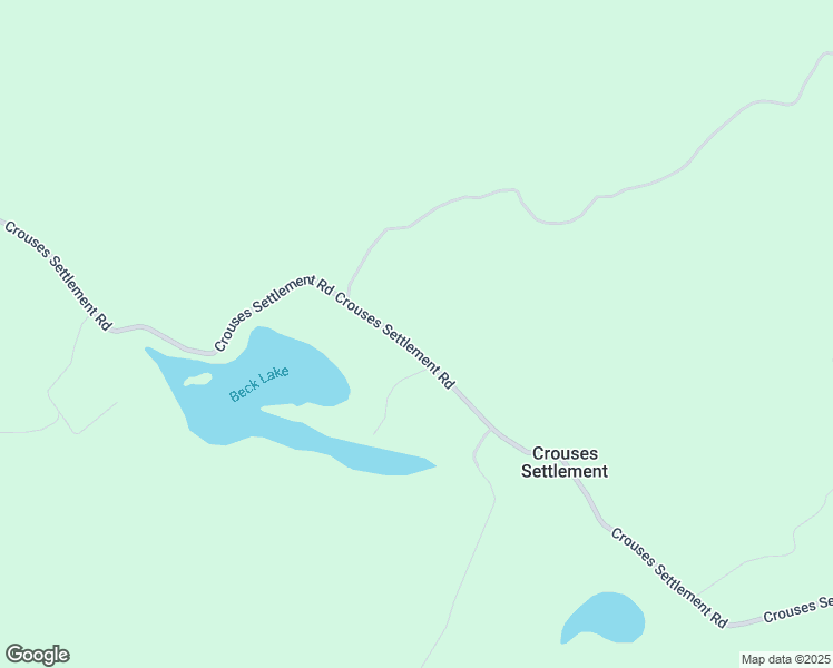map of restaurants, bars, coffee shops, grocery stores, and more near 102 Crouses Settlement Road in Crouses Settlement
