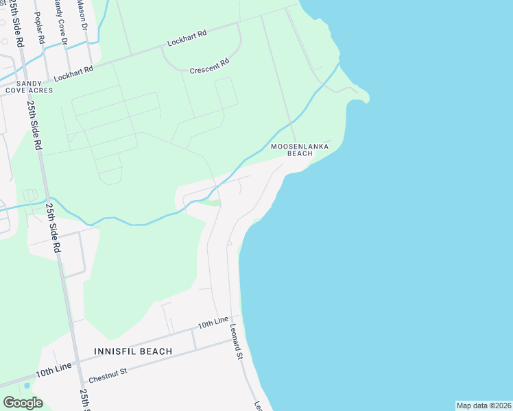 map of restaurants, bars, coffee shops, grocery stores, and more near 2839 Purvis Street in Innisfil