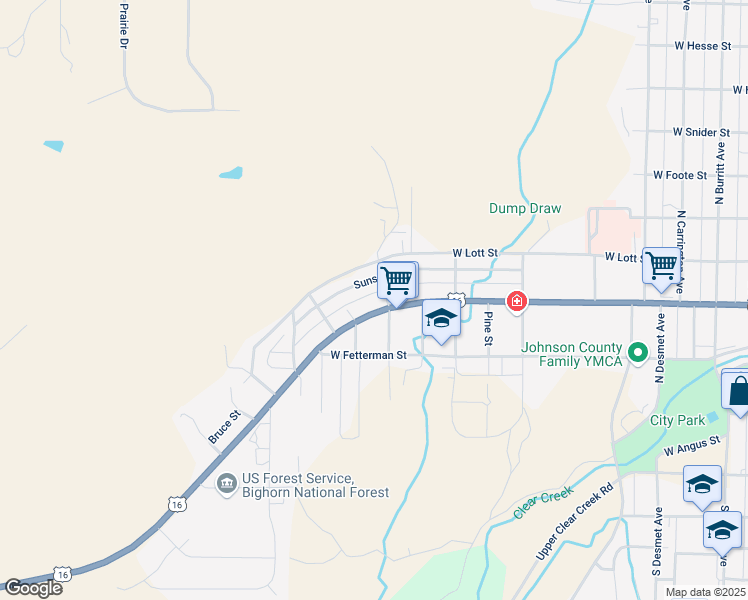 map of restaurants, bars, coffee shops, grocery stores, and more near 202-300 Sunset Ave in Buffalo