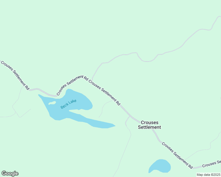 map of restaurants, bars, coffee shops, grocery stores, and more near 104 Crouses Settlement Road in Crouses Settlement
