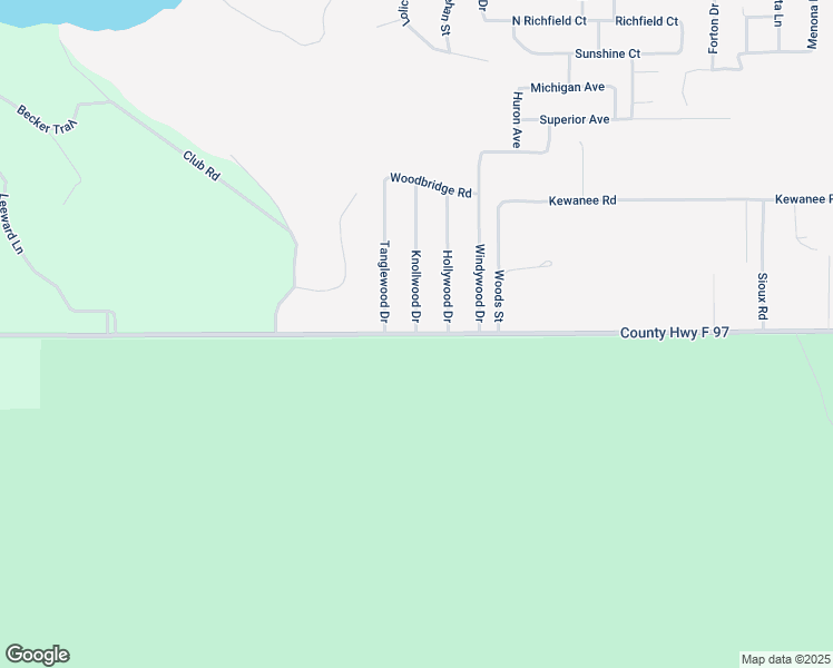 map of restaurants, bars, coffee shops, grocery stores, and more near 8843 County Highway F 97 in Roscommon County