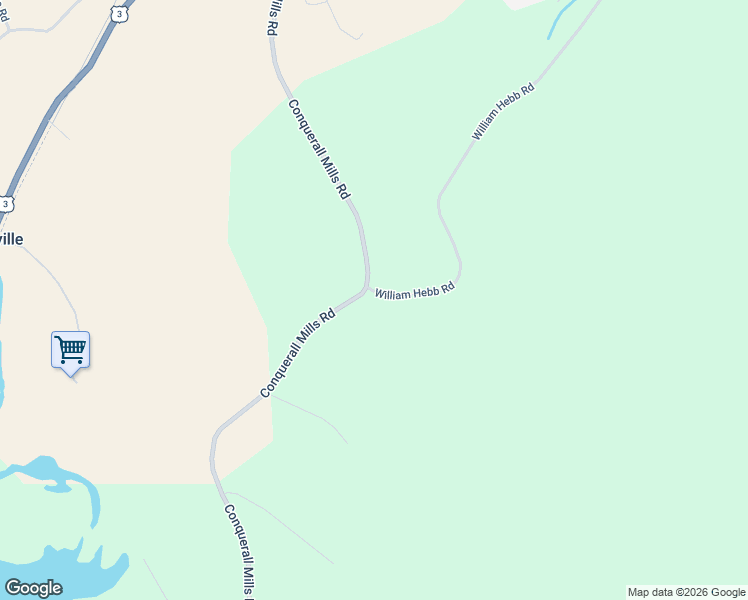 map of restaurants, bars, coffee shops, grocery stores, and more near 773 William Hebb Road in Hebbville