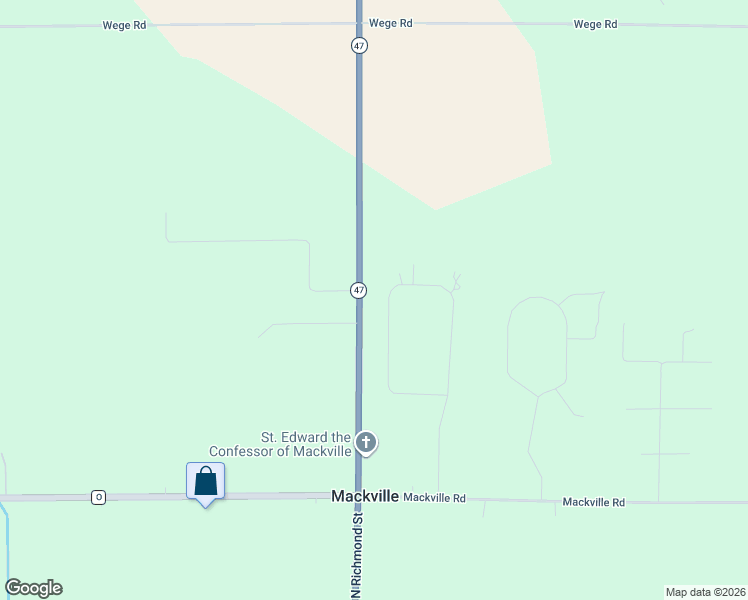 map of restaurants, bars, coffee shops, grocery stores, and more near North Richmond Street in Appleton